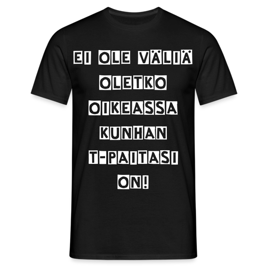 Men's T-Shirt Ei ole väliä - black