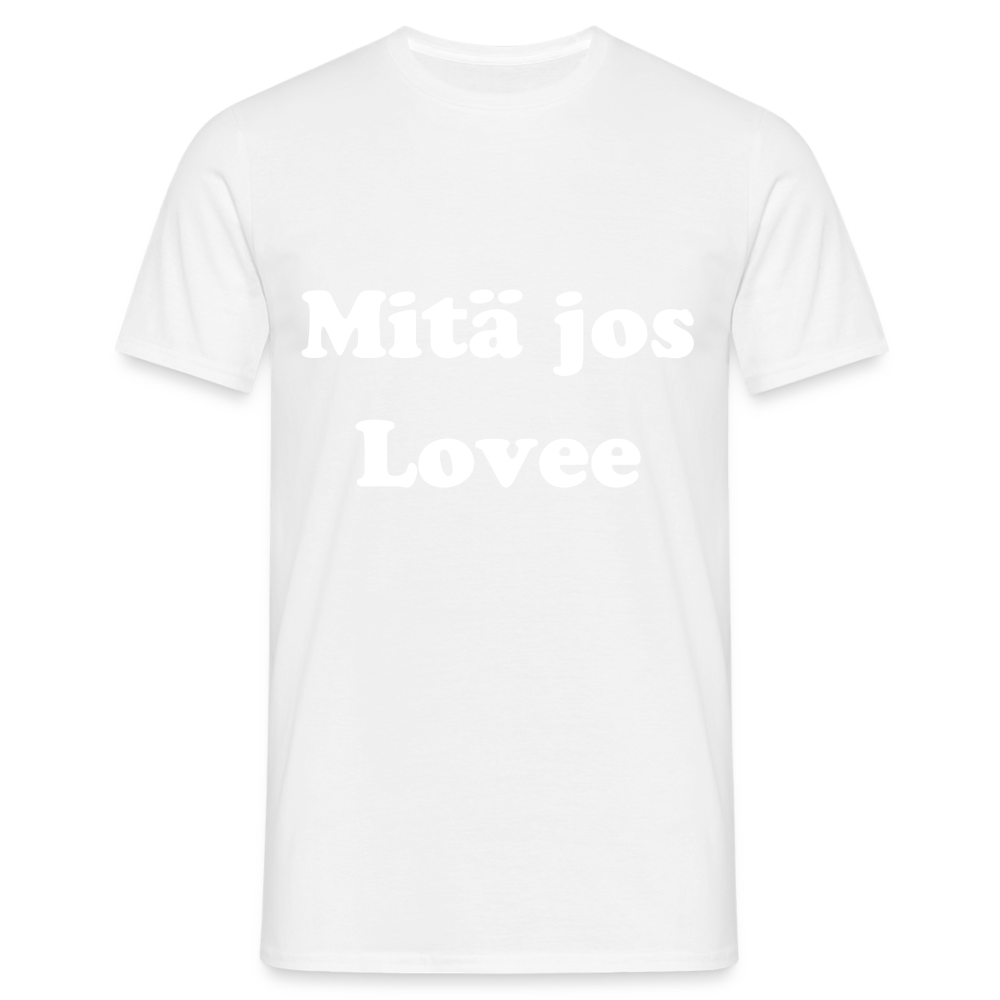 Men's T-Shirt mitä jos lovee - white