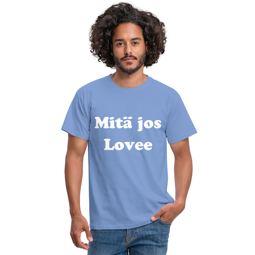 Men's T-Shirt mitä jos lovee - carolina blue