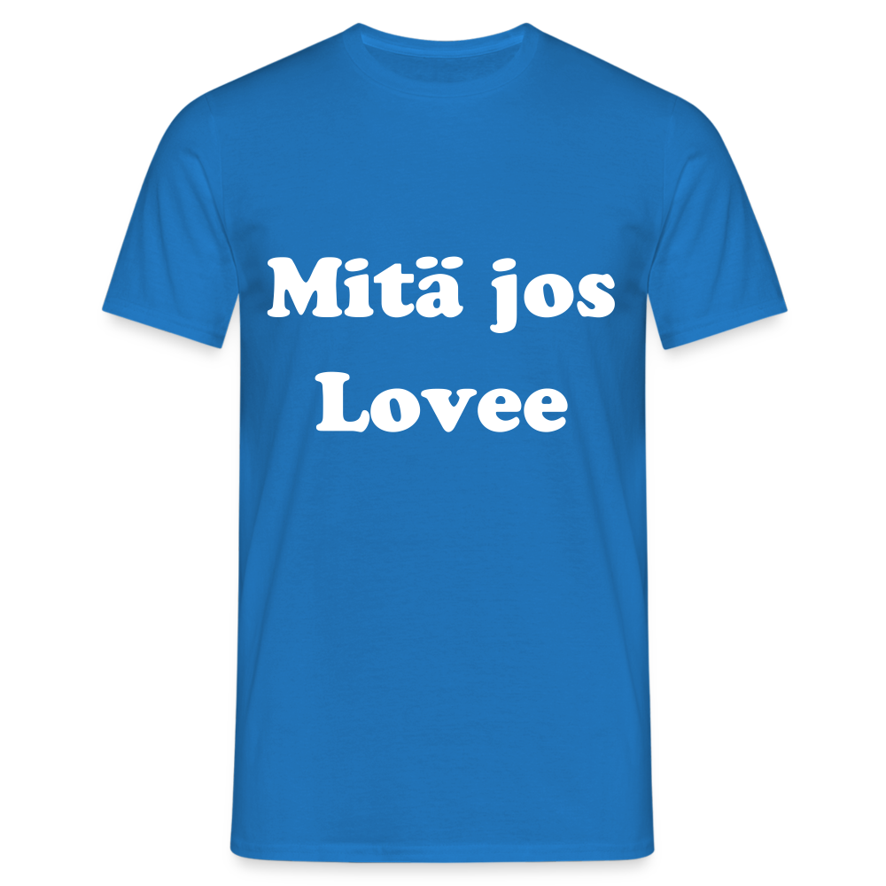 Men's T-Shirt mitä jos lovee - royal blue