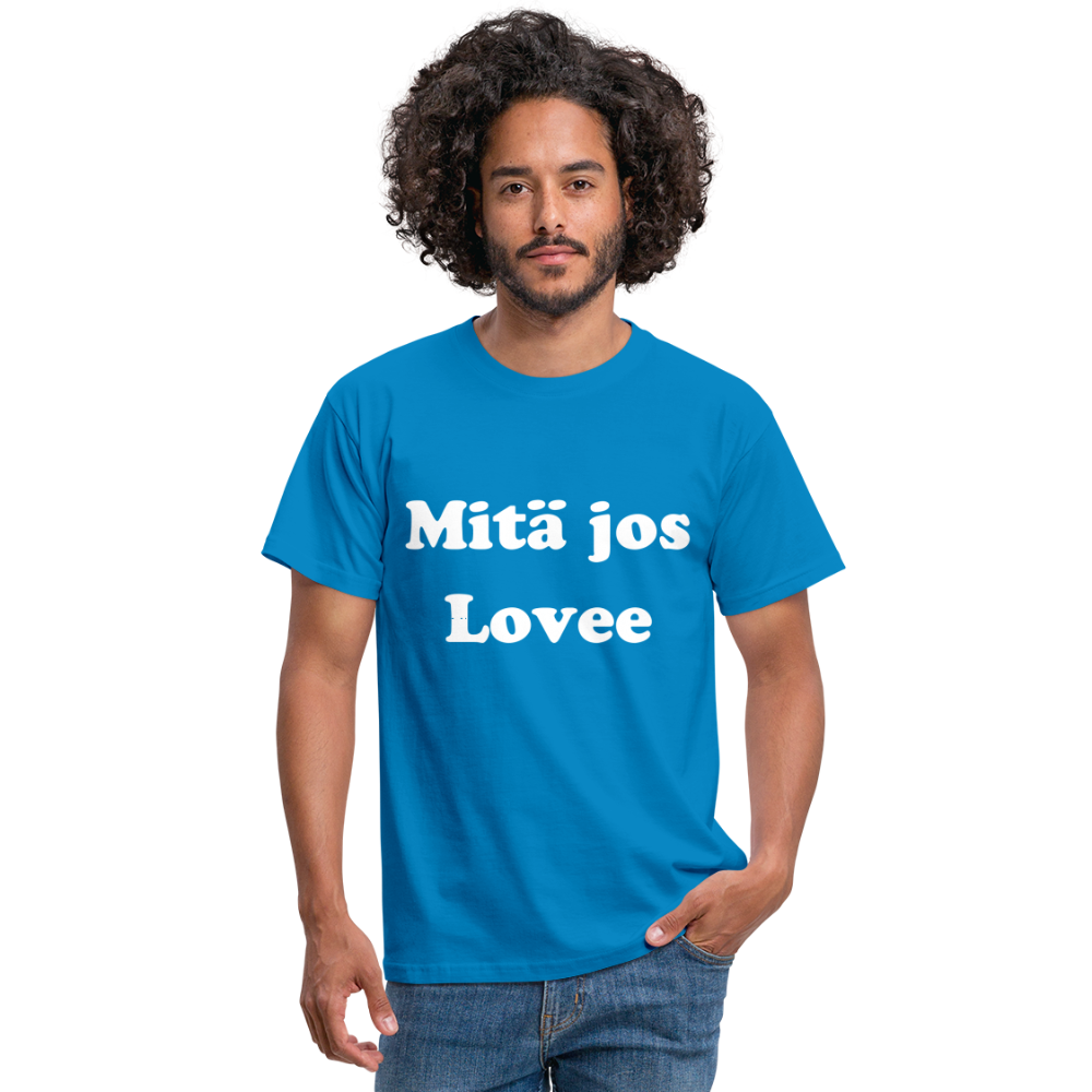 Men's T-Shirt mitä jos lovee - royal blue