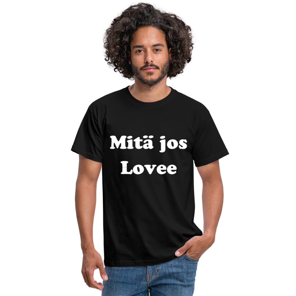 Men's T-Shirt mitä jos lovee - black