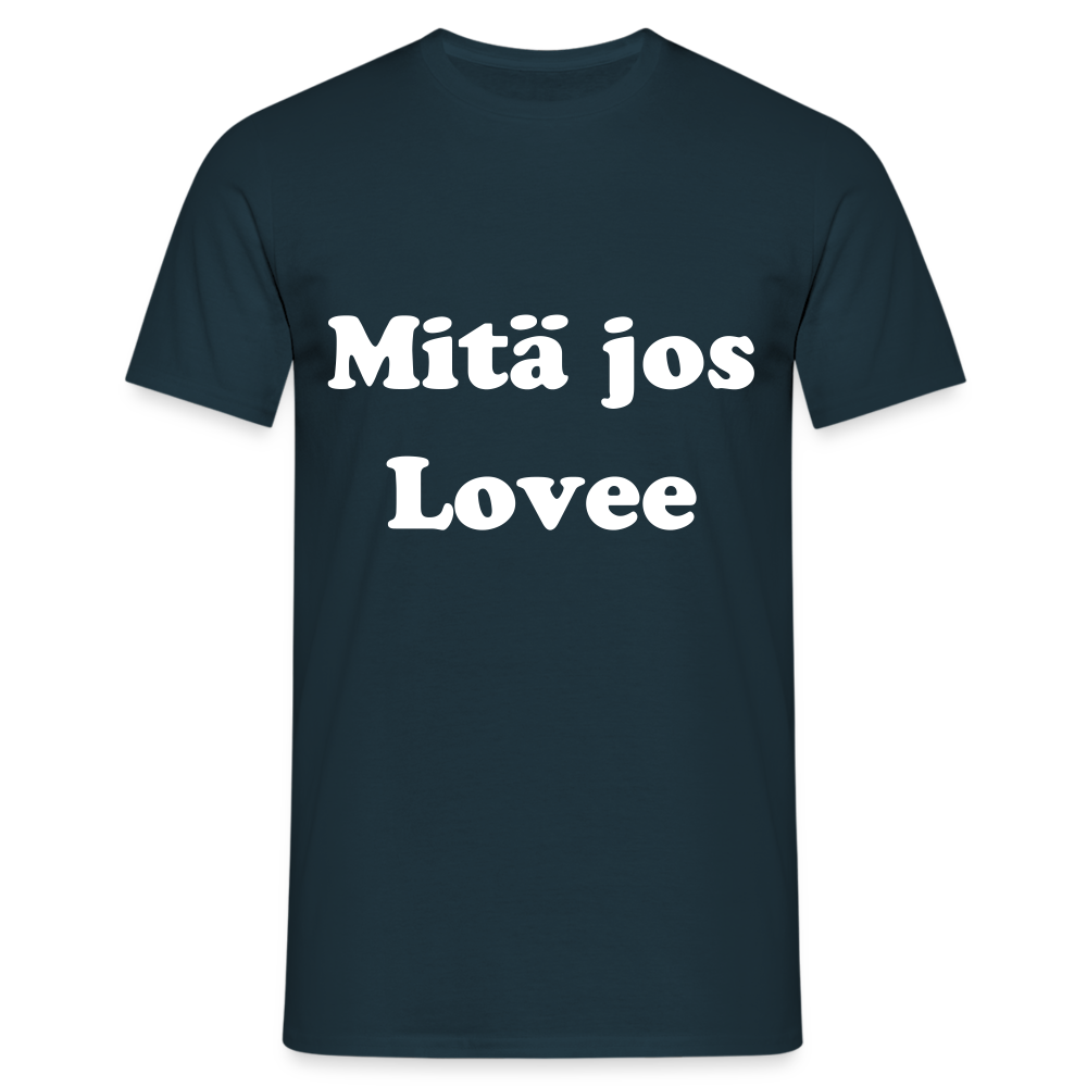 Men's T-Shirt mitä jos lovee - navy